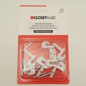 CLOSETMAID Wall Clips for Drywall 7 Clips Per Pkg 76610